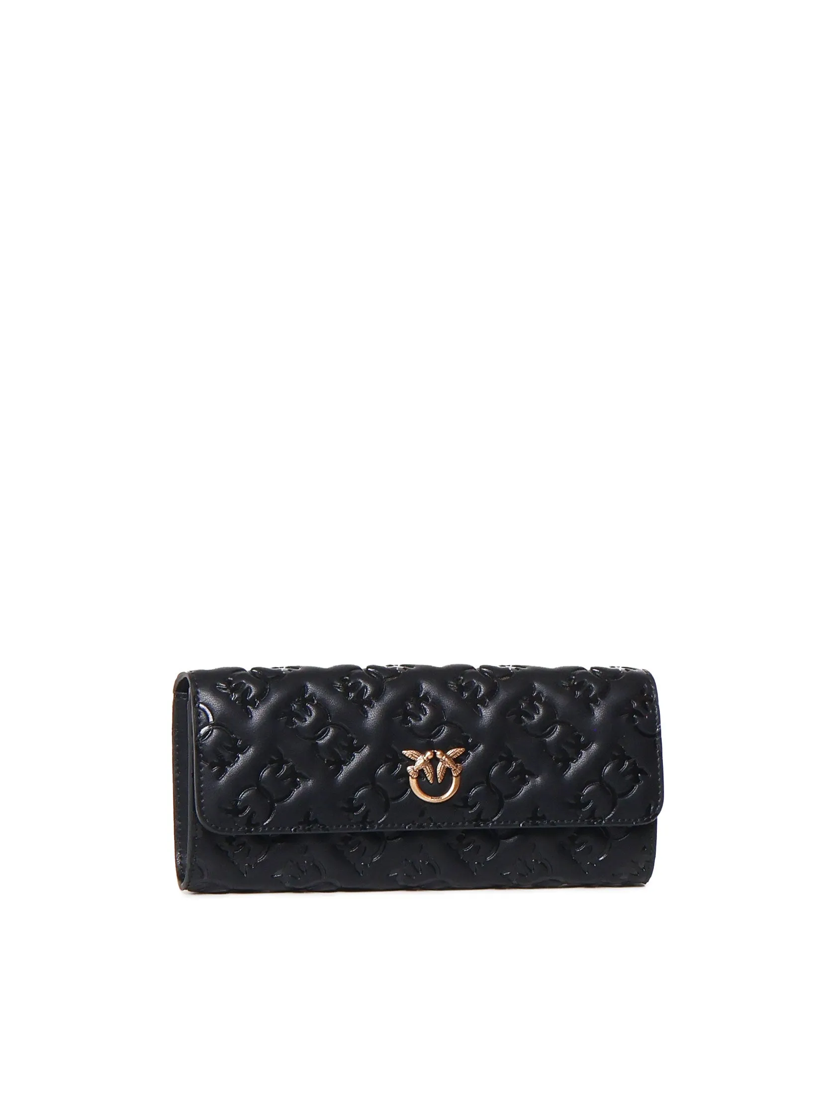 Monogram Wallet on Chain in Black