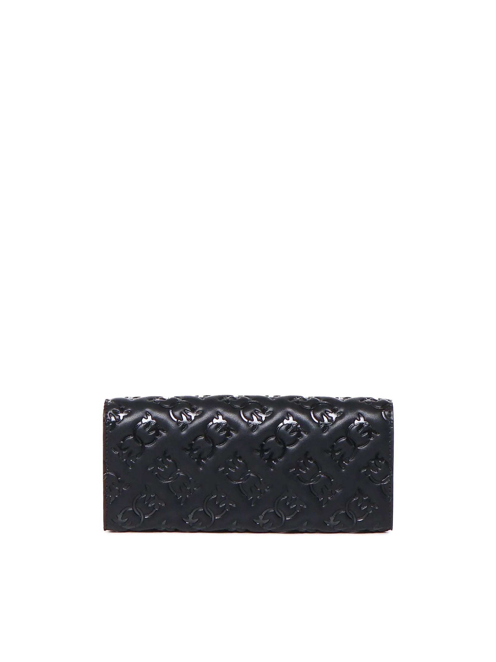 Monogram Wallet on Chain in Black