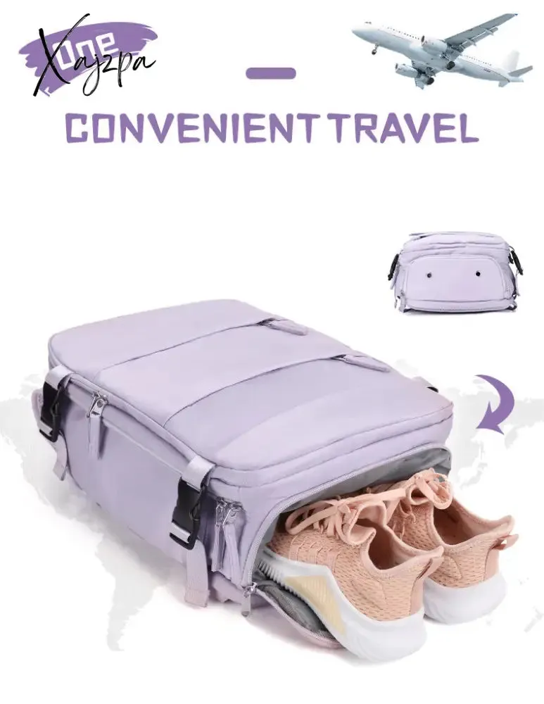 Xajzpa New Outdoor Luggage Bag Travel Backpack High Quality Men Women Laptop Backpacks Multifunction School Bags Male Mochila Femenina